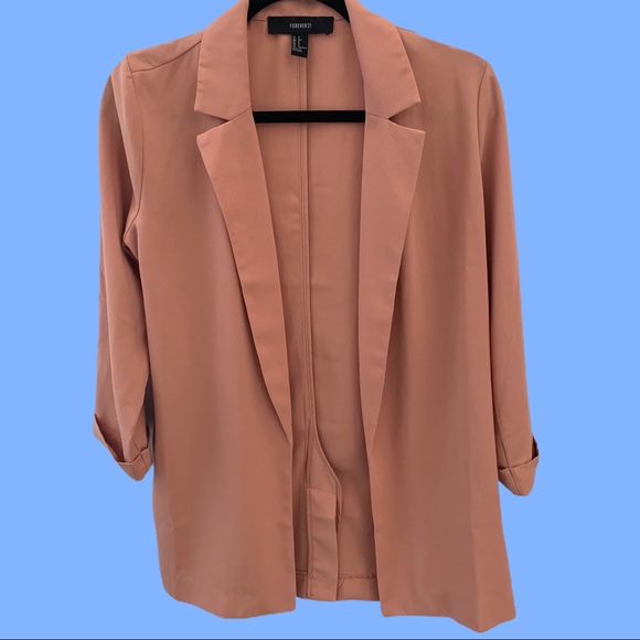 ๐SOLD ๐ Lightweight Peach Blazer by Forever21 - Picture 4 of 4